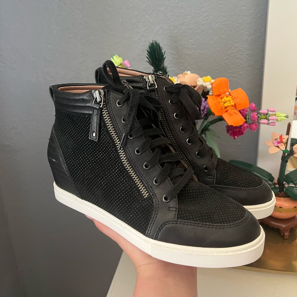 Paolo Black High-Top Women's Sneakers